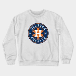 Houston Cheated Logo Crewneck Sweatshirt